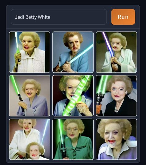 Jedi Betty White Weirddalle