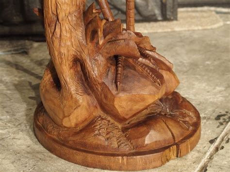 Exceptionally Well Carved Late 19th Century Wooden Wading Bird At 1stdibs
