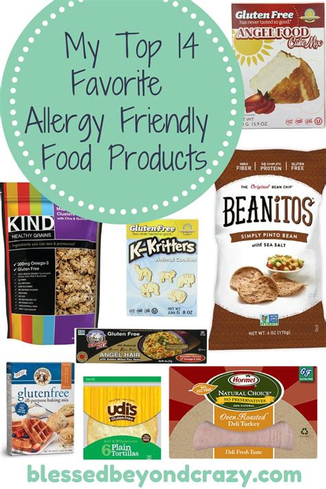 My Top 14 Favorite Allergy Friendly Food Products