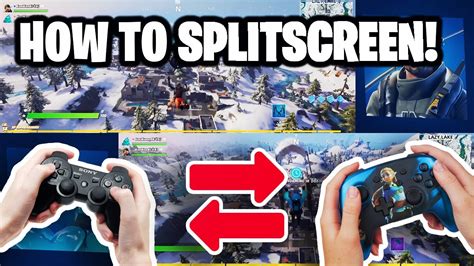 Updated How To Split Screen In Fortnite Xbox Oneps4 Tutorial