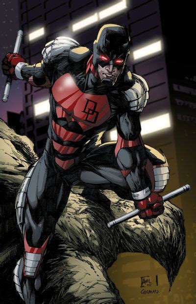 Armored Daredevil Colors By Ginmau On Deviantart Marvel Daredevil