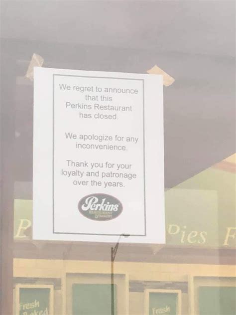 Jamestown Perkins Restaurant Closes Doors After Company Purchase News