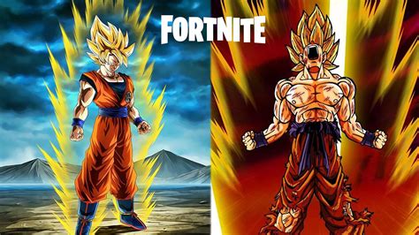 Fortnites Dragon Ball Skins To Have Super Saiyan Version Show Leaks