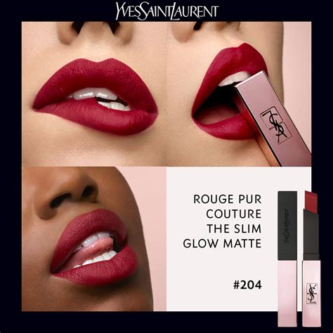 Ysl Beauty Rouge Pur Couture The Slim Glow Matte Lipstick 2g Feelunique