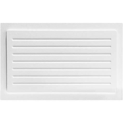 Crawl Space Foundation Vent Cover Outward Mounted White 13 H X 21