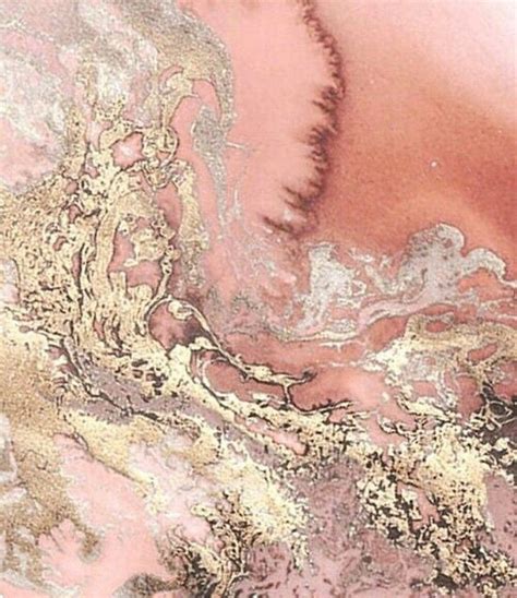 Pour Painting Abstract Painting Pink Abstract Rose Gold Aesthetic