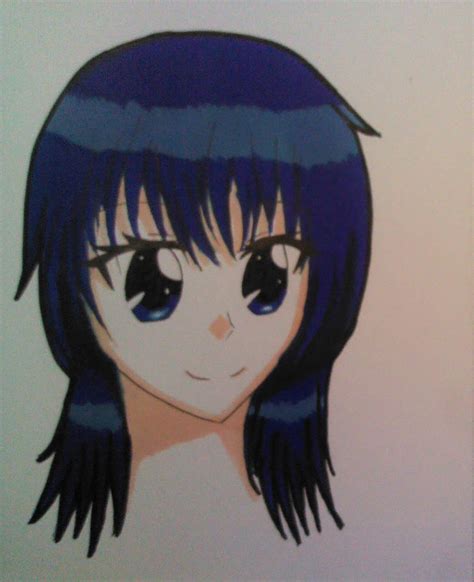 Anike Girl With Blue Hair By Megahetalian5212 On Deviantart
