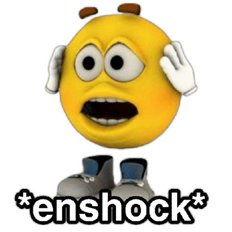 An Emoticive Smiley Face With The Words Tenshock Written In Front Of It