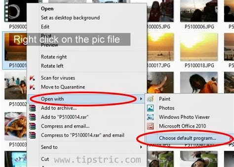 How To Change Default Program To Open Picture File In