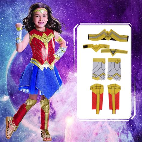 Deluxe Child Dawn Of Justice Wonder Girl Costume Cosplay Costumes
