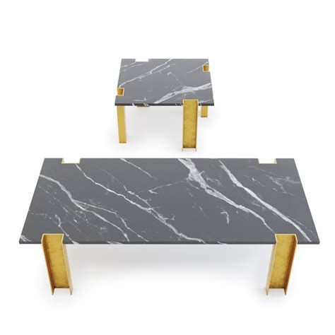 Alcide Rectangular Marble Coffee Tables Flippednormals