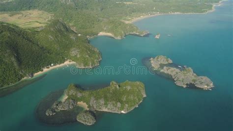 Seascape Of Caramoan Islands Camarines Sur Philippines Stock Image Image Of Island Coast