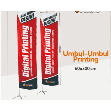 Jual Cetak Umbul Umbul Custom Spanduk Kain Sintetis Printing Bendera
