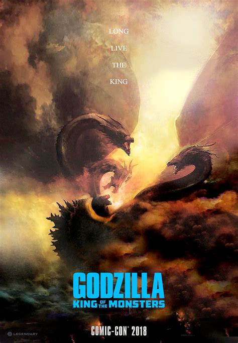 Watch trailers & learn more. Godzilla 2019 SDCC Poster Zoomed In - Luminous