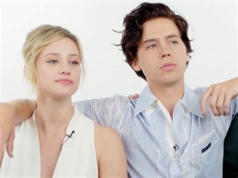 Riverdale Stars Lili Reinhart And Cole Sprouse Reveal First