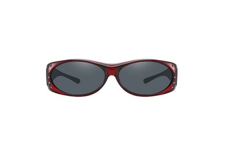 Fo01rpol Small Polarized Shaded Sunglasses W Rhinestones Fit Over Eyewear Solarx Eyewear