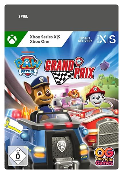 Paw Patrol Grand Prix Xbox Oneseries Xs Download Code Amazon