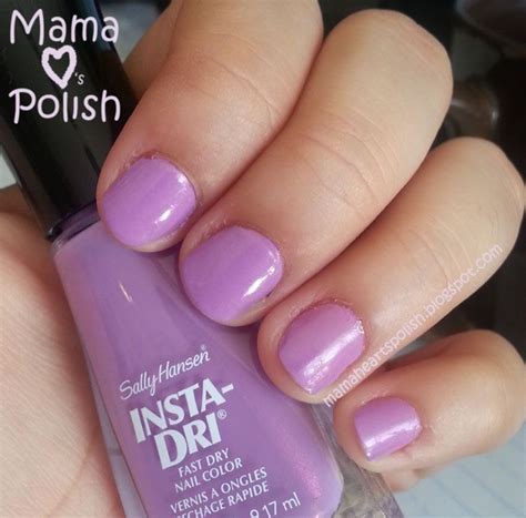 Sally Hansen Lively Lilac And Twinkled Pink Dry Nails Fast Sally