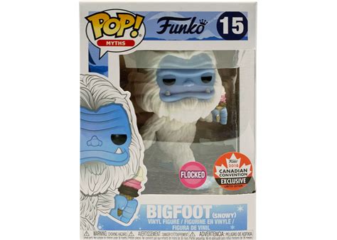 Funko Pop Myths Bigfoot Flocked Canadian Convention Exclusive Figure 15