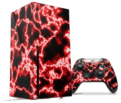 Skin Set For Xbox Series X Electrify Red Ebay