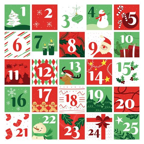 7 Best Christmas Printable Number Stickers Pdf For Free At Printablee