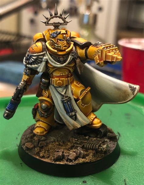 Imperial Fists 5th Company Primaris Captain Warhammer