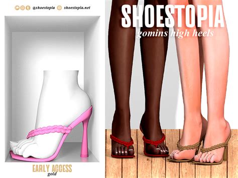 Gomins High Heels Shoestopia Sims 4 Cc Shoes Sims 4 Mods Clothes