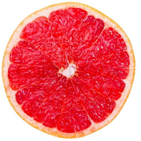 Grapefruit Slice Stock Image Colourbox