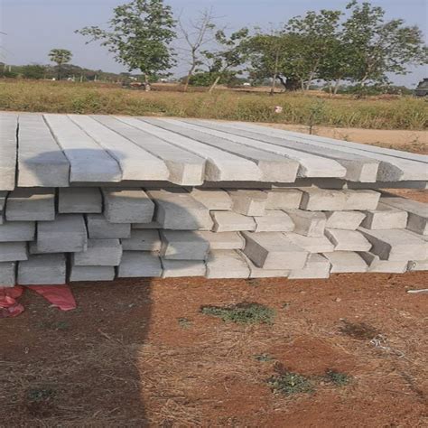 Rectangular Fencing Cement Concrete Poles At Rs Plain Cement