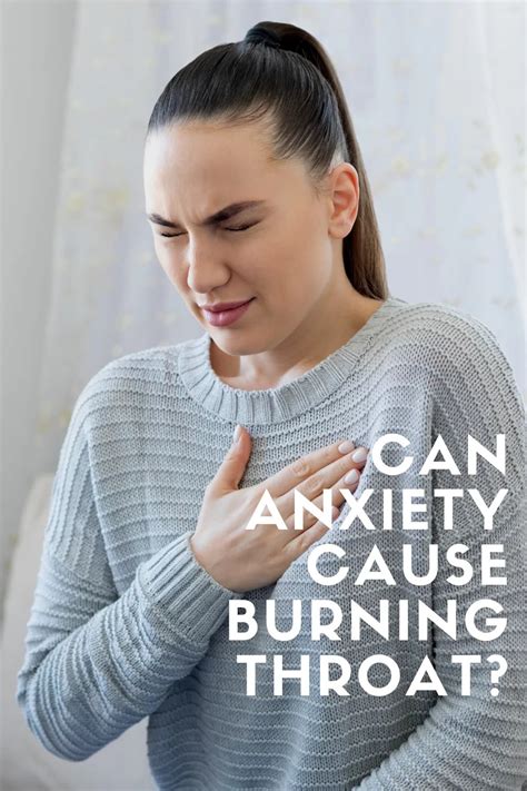 Can Anxiety Cause Burning Throat Nurse Practitioner Life