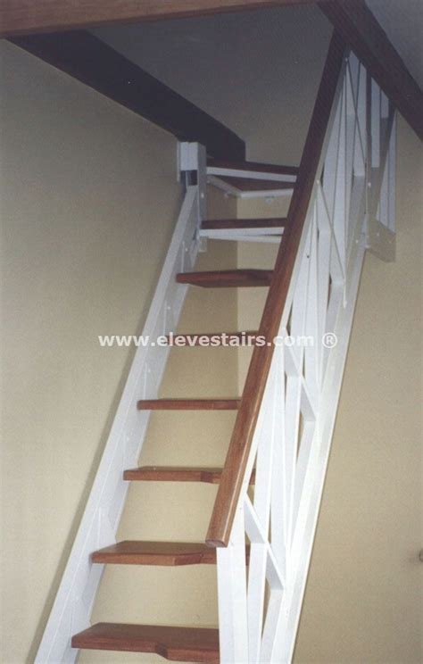 alternated treads stairs design space saving stairs