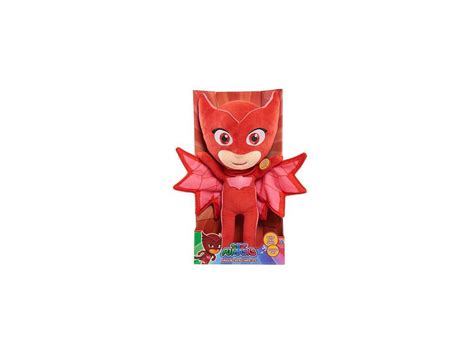 Pj Masks 14 Inch Sing And Talk Stuffed Owlette Red