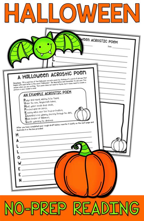 Halloween Reading Comprehension Worksheets Middle School