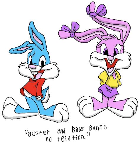 Buster And Babs Bunny Tiny Toon Adventures By Bluehedgehog1997 On