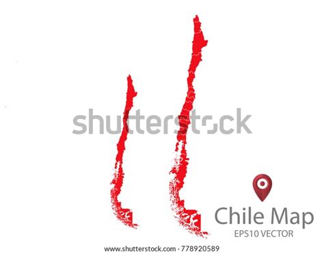 Couple Set Mapred Map Chilevector Eps10 Stock Vector Royalty Free