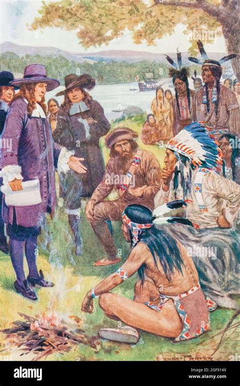 Early Settlers Native Americans Hi Res Stock Photography And Images Alamy