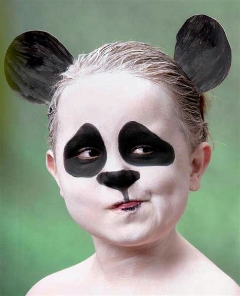 Maquillaje Halloween Face Painting Halloween Kids Makeup Panda Makeup