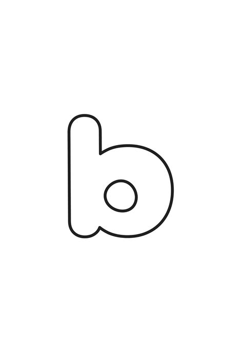 The Letter B In Bubble Letters