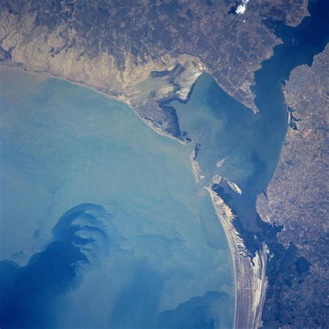 Satellite Image Photo Of Tablazo Bay Gulf Of Venezuela Full Size