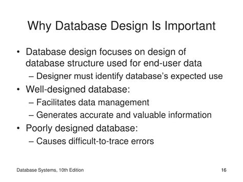 Ppt Database Systems Design Implementation And Management Tenth