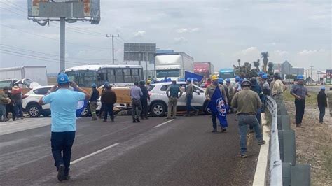 Manifestantes Bloquean La Entrada A Pachuca Hidalgo Ahora