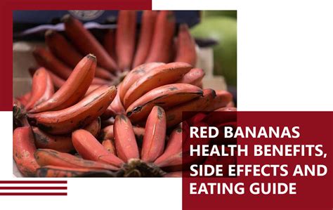 What Are Red Bananas Health Benefits Side Effects And Eating Guide