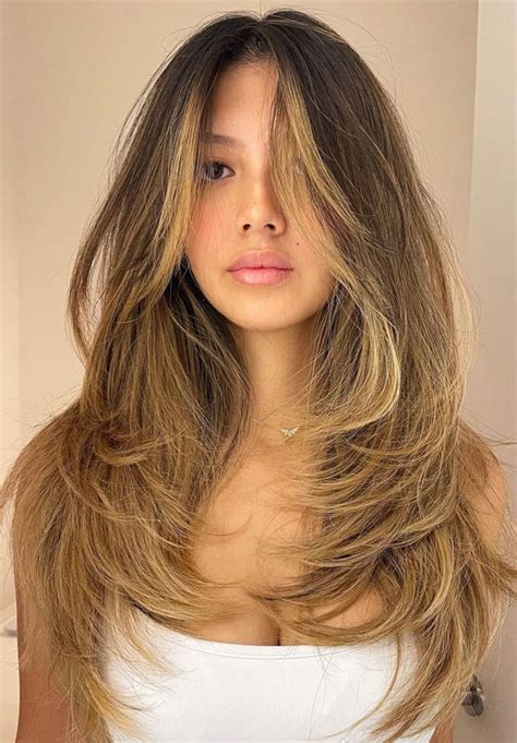 Flowing Elegance 40 Long Layered Haircuts Ideas Ethereal Blonde Ombre Layers I Take You