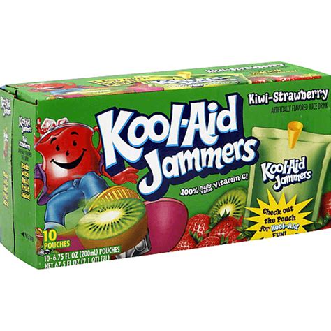 Kool Aid Jammers Juice Drink Kiwi Strawberry Shop Wades Piggly Wiggly