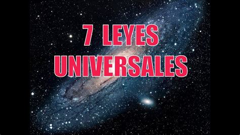 Meditación Con Las 7 Leyes Universales Youtube