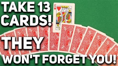 Fast 13 Card Trick Tutorial Card Magic Secret No Setup Card Tricks