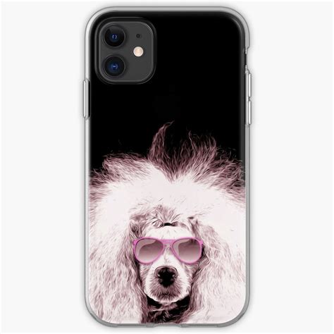 Poodle Dog Digital Art Iphone Case And Cover By K9printart Redbubble