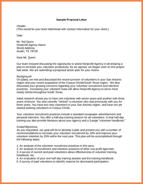 Service Proposal Letter Template