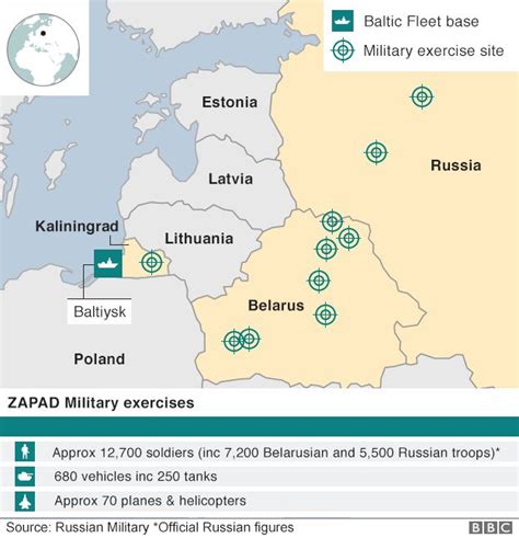 Russian Zapad Military Exercise In Belarus Raises Tension Bbc News