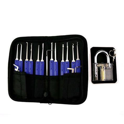 Maybe you would like to learn more about one of these? 12-Piece Lock Pick Set with Leather Case, Practice Padlock and Advanced Lock Picking Training ...